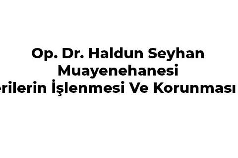 op-dr-haldun-seyhan-muayenehanesi-kisisel-verilerin-islenmesi-ve-korunmasi-politikasi